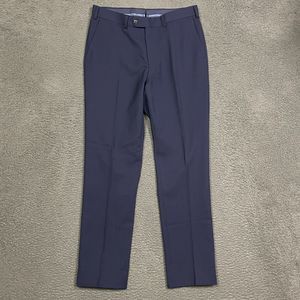 Suitsupply Dress Pants Mens 32 Navy Brescia Slim Fit Wool Traveler 32x30